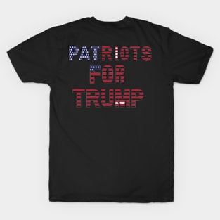 Patriots For Trump 2024 Us President T-Shirt